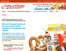 Tablet Screenshot of cartsofchicago.com